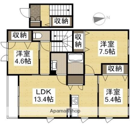岡山県倉敷市大内 倉敷駅 3LDK アパート 賃貸物件詳細