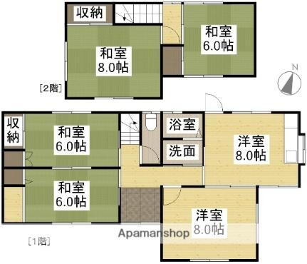 岡山県倉敷市連島1丁目 弥生駅 5DK 一戸建て 賃貸物件詳細