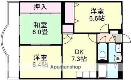 岡山県総社市中央6丁目 東総社駅 3DK マンション 賃貸物件詳細