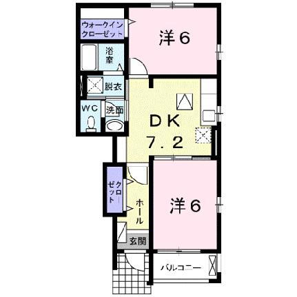 岡山県井原市高屋町1丁目 子守唄の里高屋駅 2DK アパート 賃貸物件詳細