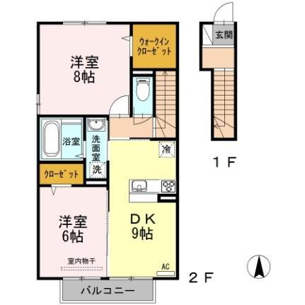岡山県倉敷市玉島乙島 新倉敷駅 2DK アパート 賃貸物件詳細