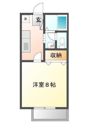 プラネットコーポ 1階 1K 賃貸物件詳細