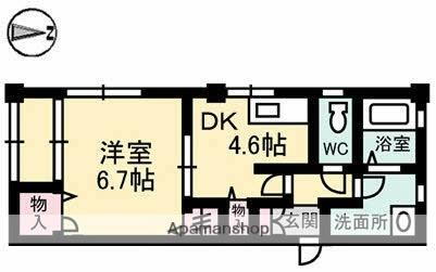 広島県広島市中区猫屋町 本川町駅 1DK アパート 賃貸物件詳細