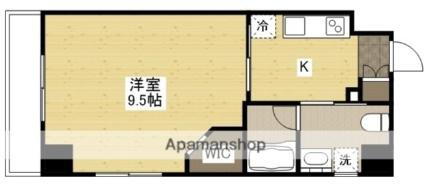 パレグレース中広ＩＩ 2階 1K 賃貸物件詳細