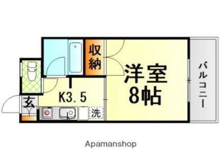 広島県東広島市西条町田口 西条駅 1K アパート 賃貸物件詳細