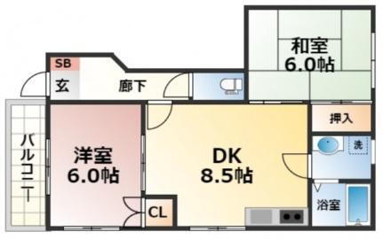 広島県広島市佐伯区八幡3丁目 2LDK アパート 賃貸物件詳細