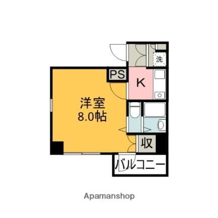広島県広島市中区大手町5丁目 鷹野橋駅 1K マンション 賃貸物件詳細