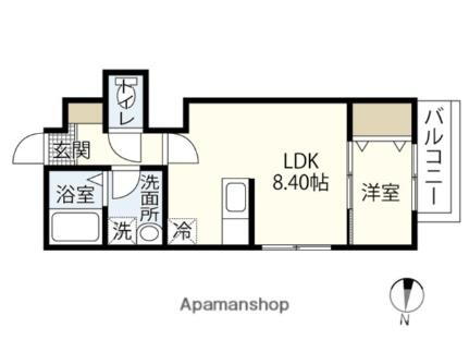 ＭＯＶＥ府中町浜田壱番館 1階 1LDK 賃貸物件詳細