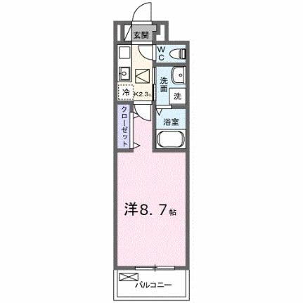広島県安芸郡府中町鶴江2丁目 天神川駅 1K アパート 賃貸物件詳細