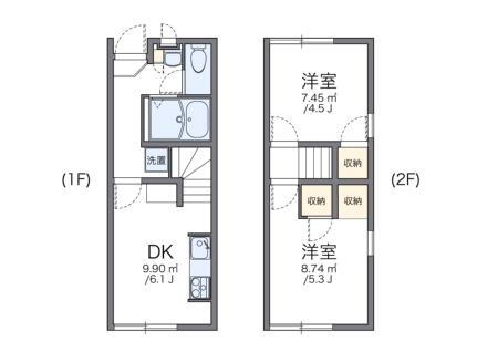 レオパレス榮 1階 2DK 賃貸物件詳細