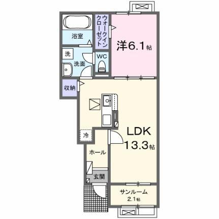 河添アパートＡ 1階 1LDK 賃貸物件詳細