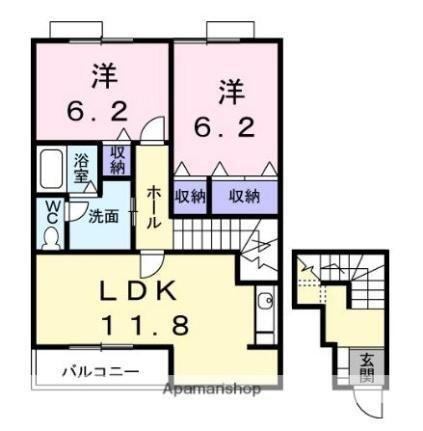 香川県さぬき市長尾西 長尾駅 2LDK アパート 賃貸物件詳細