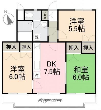 香川県高松市多肥下町 太田駅 3DK マンション 賃貸物件詳細