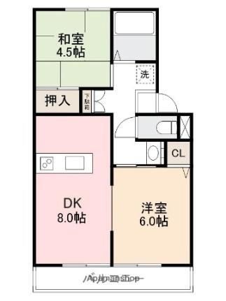 香川県高松市国分寺町新居 端岡駅 2DK アパート 賃貸物件詳細