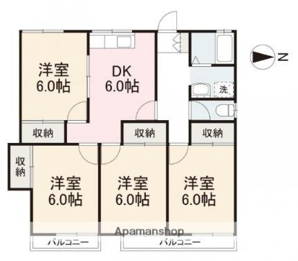 香川県高松市今里町2丁目 花園駅 4DK アパート 賃貸物件詳細