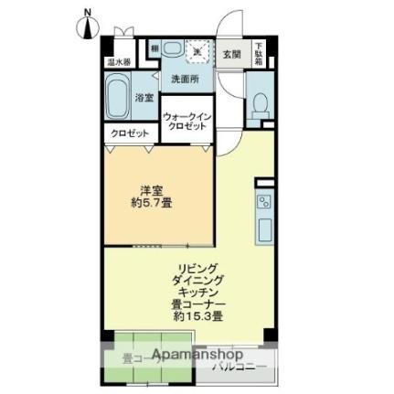 ノアール 1階 1LDK 賃貸物件詳細