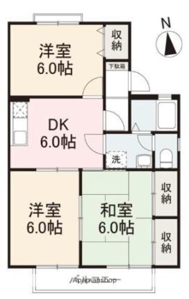香川県高松市国分寺町国分 国分駅 3DK アパート 賃貸物件詳細