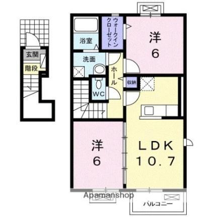 香川県東かがわ市白鳥 三本松駅 2LDK アパート 賃貸物件詳細