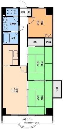 リバーサイドいして 5階 3LDK 賃貸物件詳細