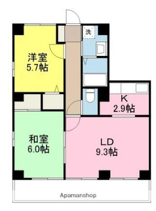 愛媛県松山市余戸中2丁目 余戸駅 2LDK アパート 賃貸物件詳細