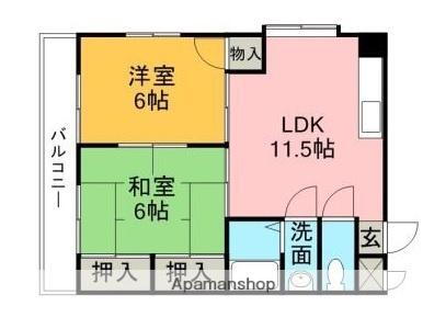 愛媛県松山市森松町 2LDK マンション 賃貸物件詳細