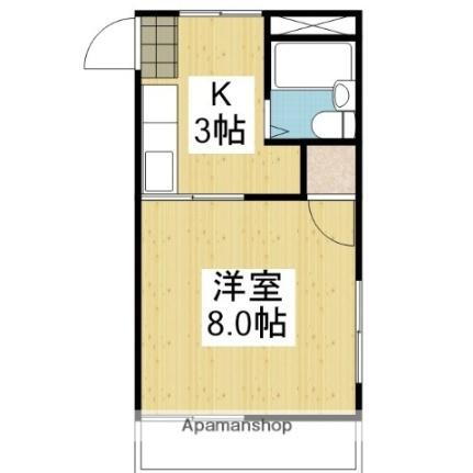 愛媛県松山市山越2丁目 萱町六丁目駅 1K アパート 賃貸物件詳細