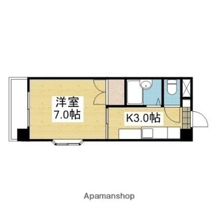 愛媛県松山市中村5丁目 いよ立花駅 1K マンション 賃貸物件詳細