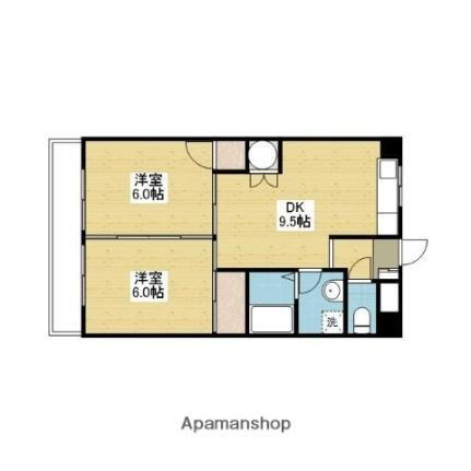 愛媛県松山市久万ノ台 衣山駅 2DK マンション 賃貸物件詳細
