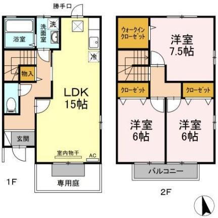 愛媛県松山市鷹子町 久米駅 3LDK 一戸建て 賃貸物件詳細