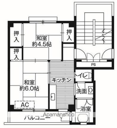 福岡県福岡市西区内浜1丁目 姪浜駅 2K マンション 賃貸物件詳細