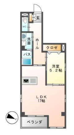 アーバンブルー藤 3階 1LDK 賃貸物件詳細