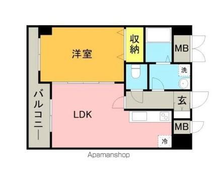 福岡県福岡市中央区鳥飼2丁目 唐人町駅 1LDK マンション 賃貸物件詳細