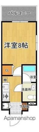 ＯＡＫ　ＶＩＬＬＡ　ＨＡＫＡＴＡ　ＲＥＳＩＤＥＮＣＥ 2階 1K 賃貸物件詳細