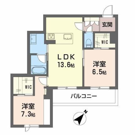 ベンガレンシス 2階 2LDK 賃貸物件詳細