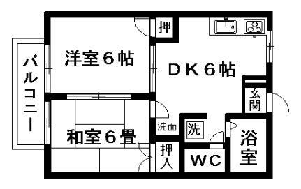 熊本県菊池市亘 御代志駅 2DK アパート 賃貸物件詳細