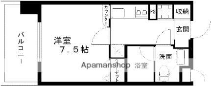 熊本県熊本市中央区辛島町 西辛島町駅 1K マンション 賃貸物件詳細