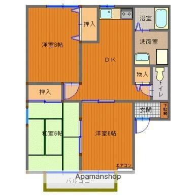 鹿児島県鹿児島市清和3丁目 谷山駅 3LDK アパート 賃貸物件詳細