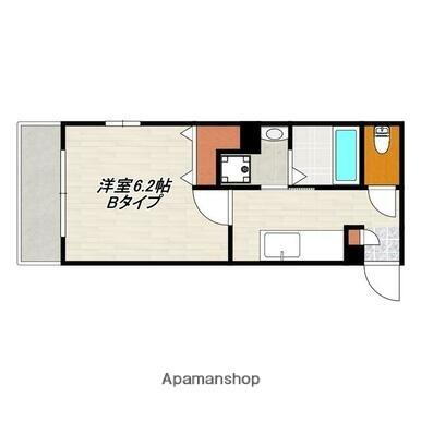 鹿児島県鹿児島市小松原1丁目 笹貫駅 1K マンション 賃貸物件詳細