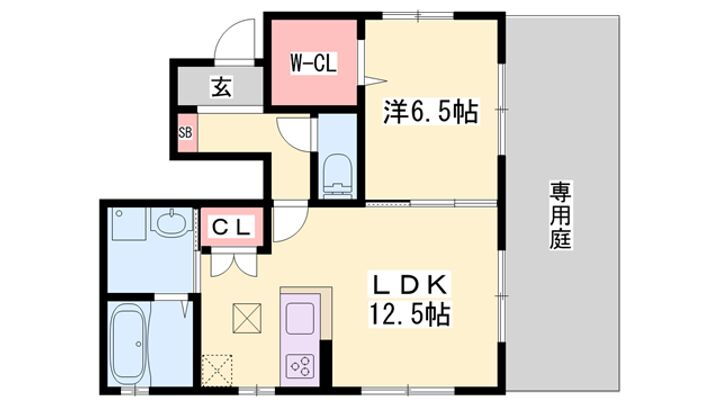 パールグラン 1階 1LDK 賃貸物件詳細