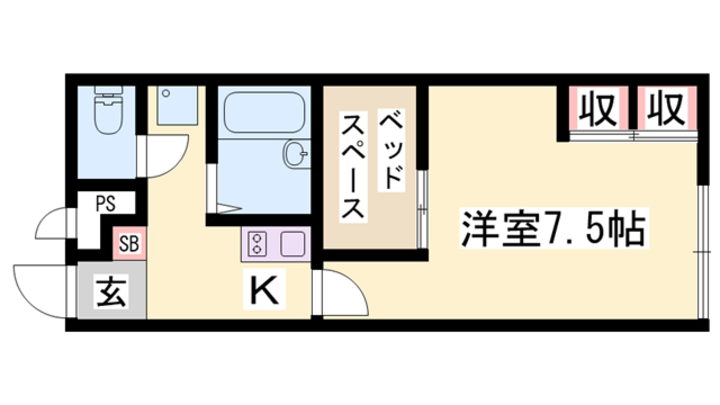 兵庫県神崎郡福崎町馬田 福崎駅 1K アパート 賃貸物件詳細