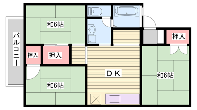 メゾンルミエール 2階 3DK 賃貸物件詳細