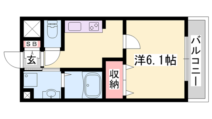 兵庫県小野市王子町 小野駅 1K マンション 賃貸物件詳細