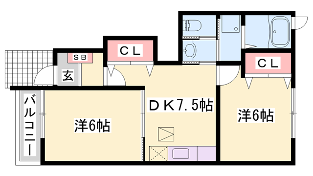 兵庫県西脇市郷瀬町 比延駅 2DK アパート 賃貸物件詳細
