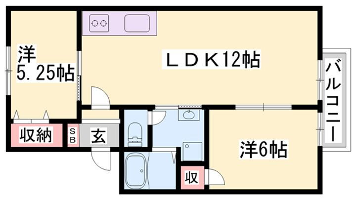 グランメゾン・ⅠＡ棟 2階 2LDK 賃貸物件詳細