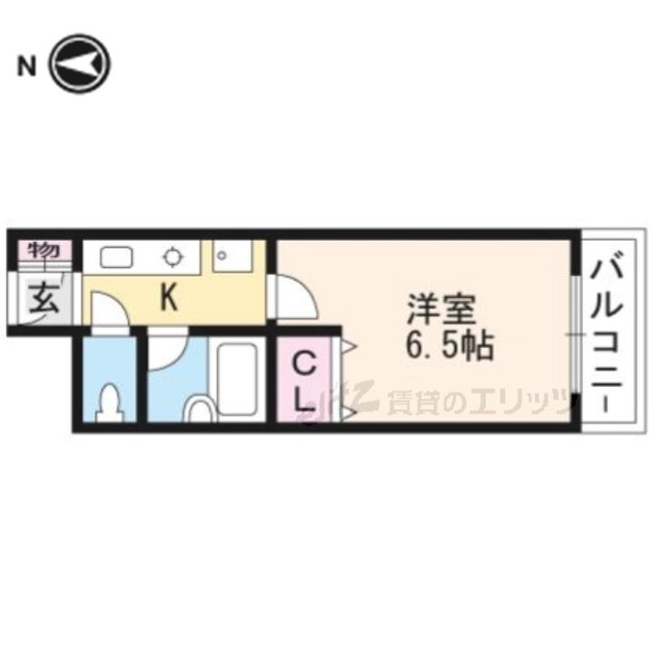 大阪府茨木市見付山１丁目４５ 茨木駅 1K マンション 賃貸物件詳細