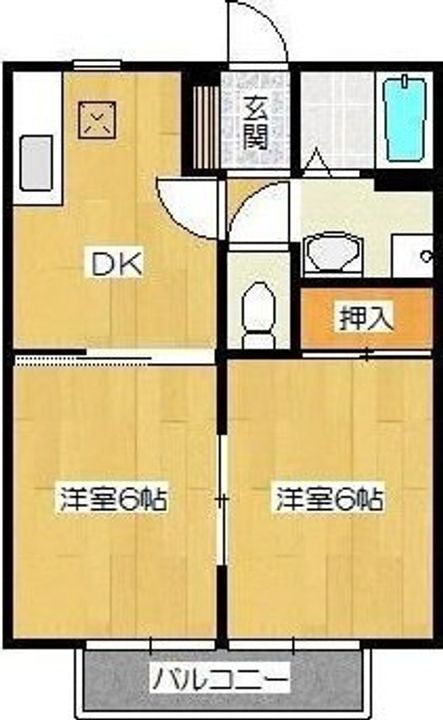 大阪府箕面市小野原東４丁目４－１０ 豊川駅 2DK アパート 賃貸物件詳細