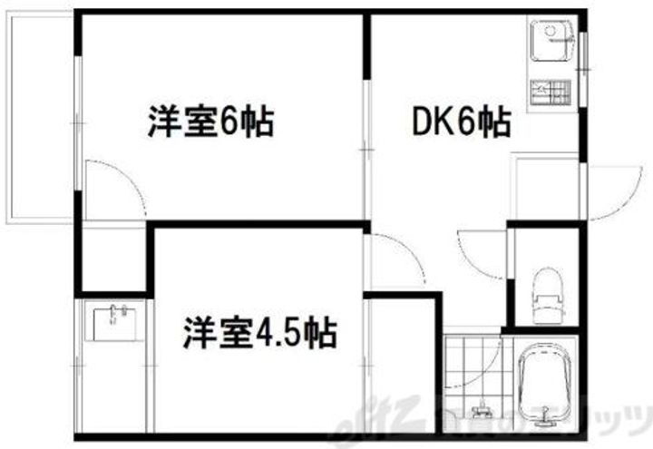 大阪府大阪市東淀川区大道南２丁目４－２６ だいどう豊里駅 2DK マンション 賃貸物件詳細