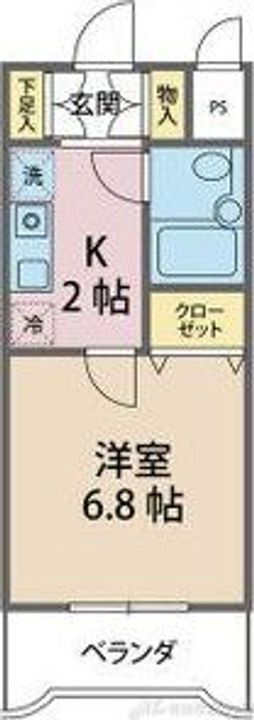 大阪府箕面市稲２丁目１０－１６ 牧落駅 1K マンション 賃貸物件詳細