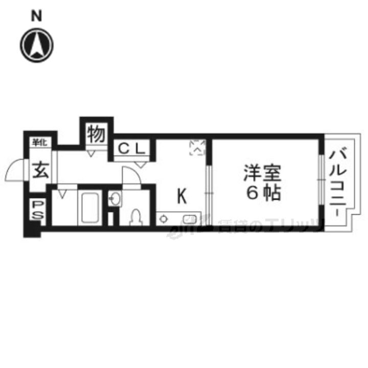 大阪府茨木市竹橋町１５－４０－１ 茨木市駅 1K マンション 賃貸物件詳細