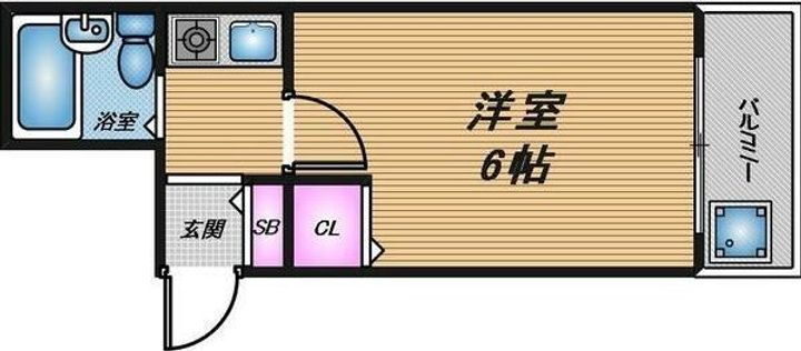 大阪府吹田市泉町２丁目２２－２ 吹田駅 1K マンション 賃貸物件詳細